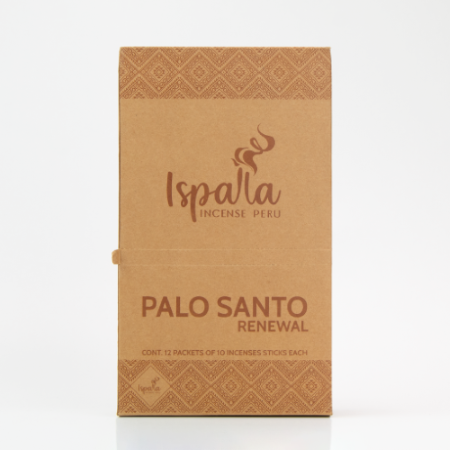 Ispalla Palo Santo Incense (Renewal)- Retail Display Box- 12 packs 